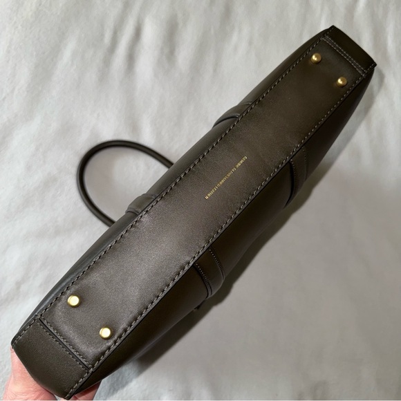 COACH Metropolitan Slim Briefcase Olive Green Glovetanned Leather Unisex EUC - Picture 8 of 16